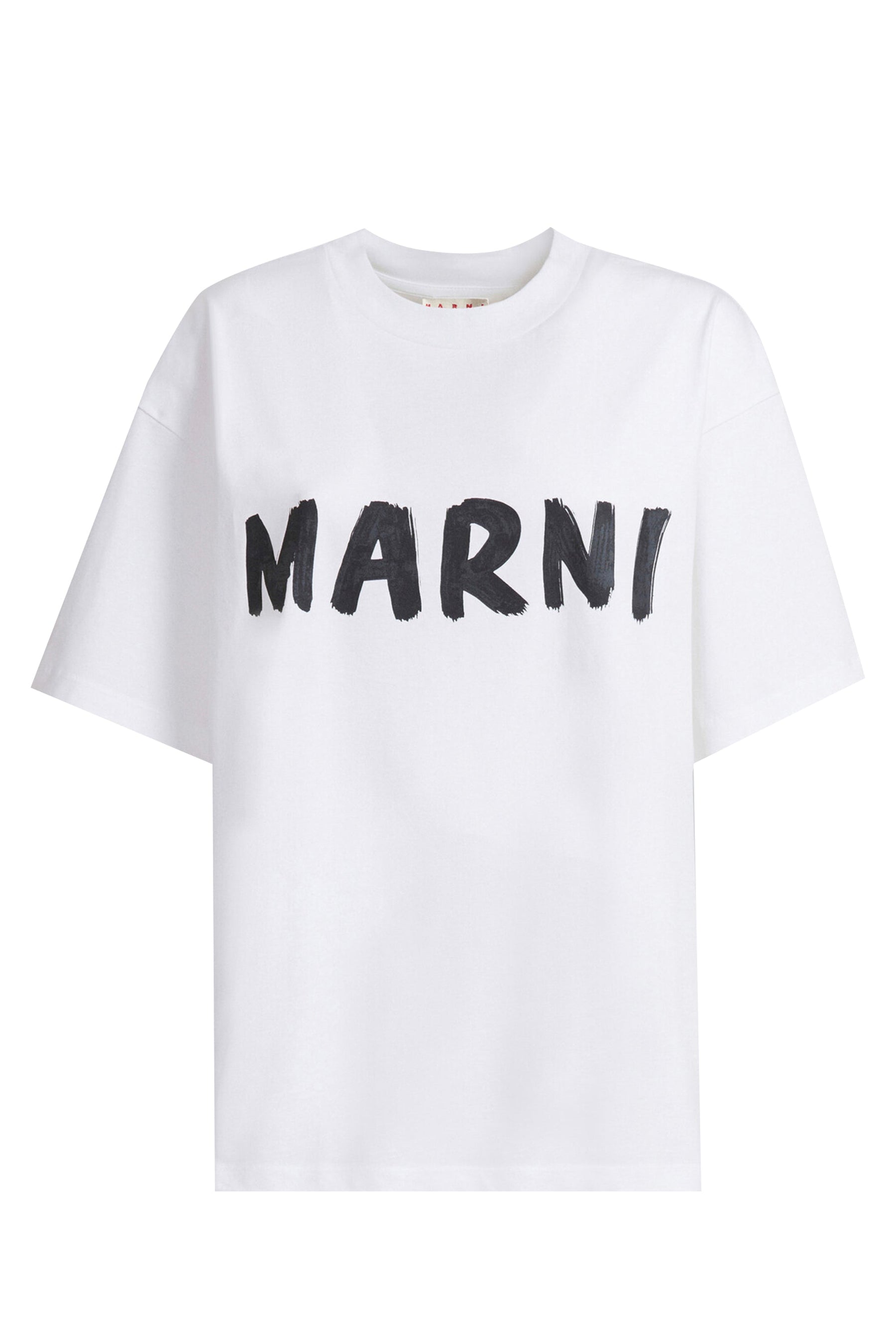 MARNI マルニ SS23 OVERSIZED LOGO T-SHIRTS / WHT - NUBIAN