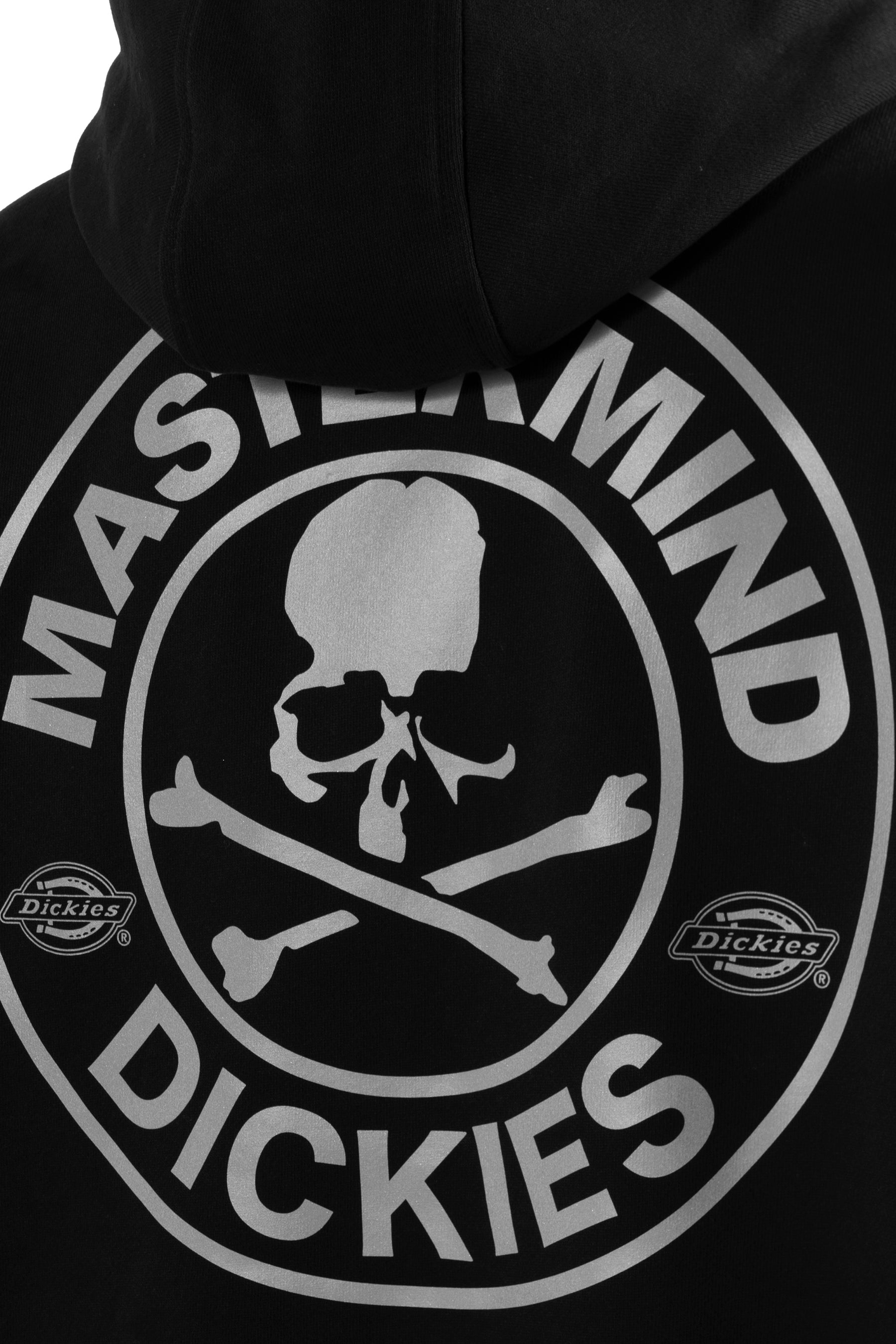 mastermind JAPAN × Dickies SS23 MMJ HOODIE × DICKIES / BLK BLK