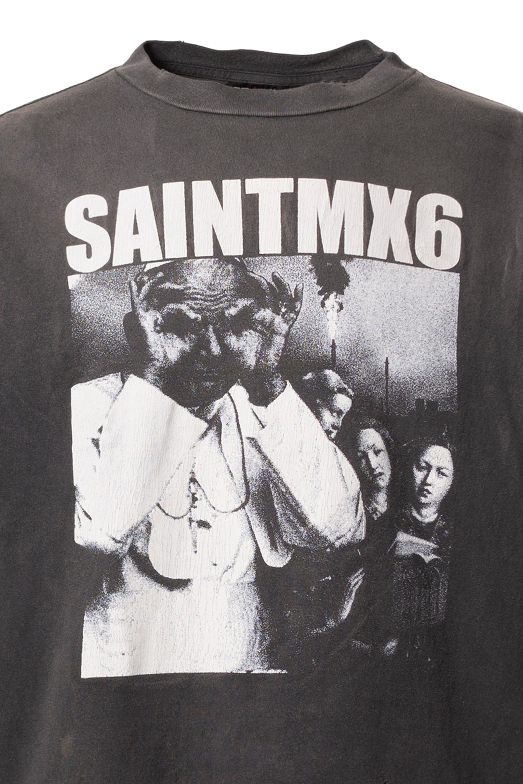 SAINT Mxxxxxx SS23 LS TEE/SAINT MX6 / BLK - NUBIAN