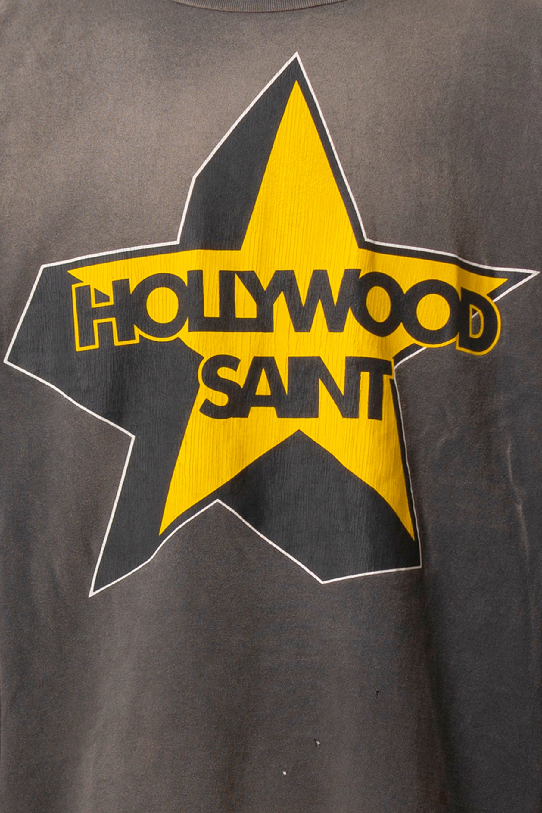 SAINT Mxxxxxx セントマイケル SS23 LS TEE/ST HOLLYHOOD / BLK - NUBIAN