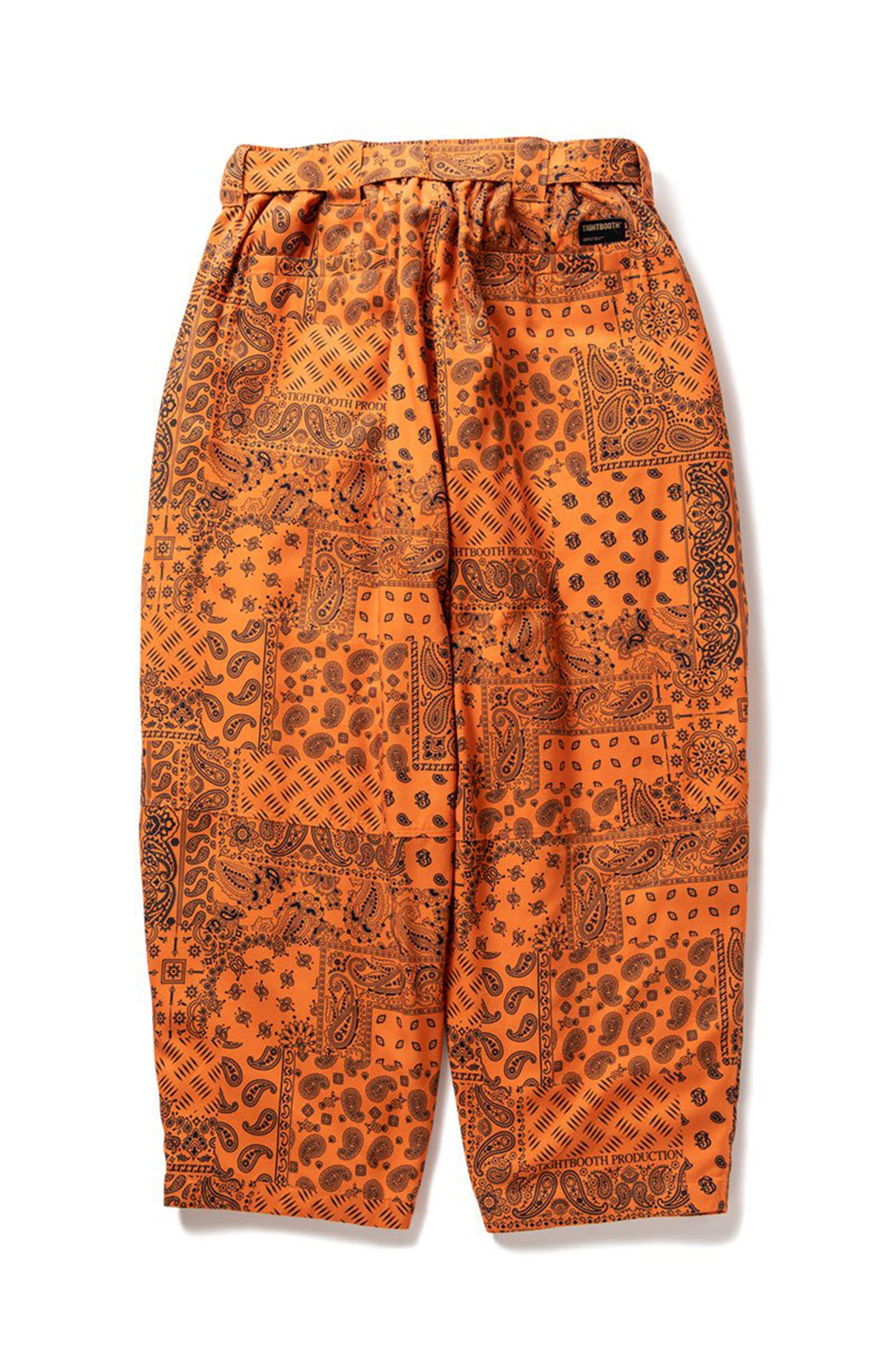 TIGHTBOOTH タイトブース SS23 PAISLEY BALLOON PANTS / ORG - NUBIAN