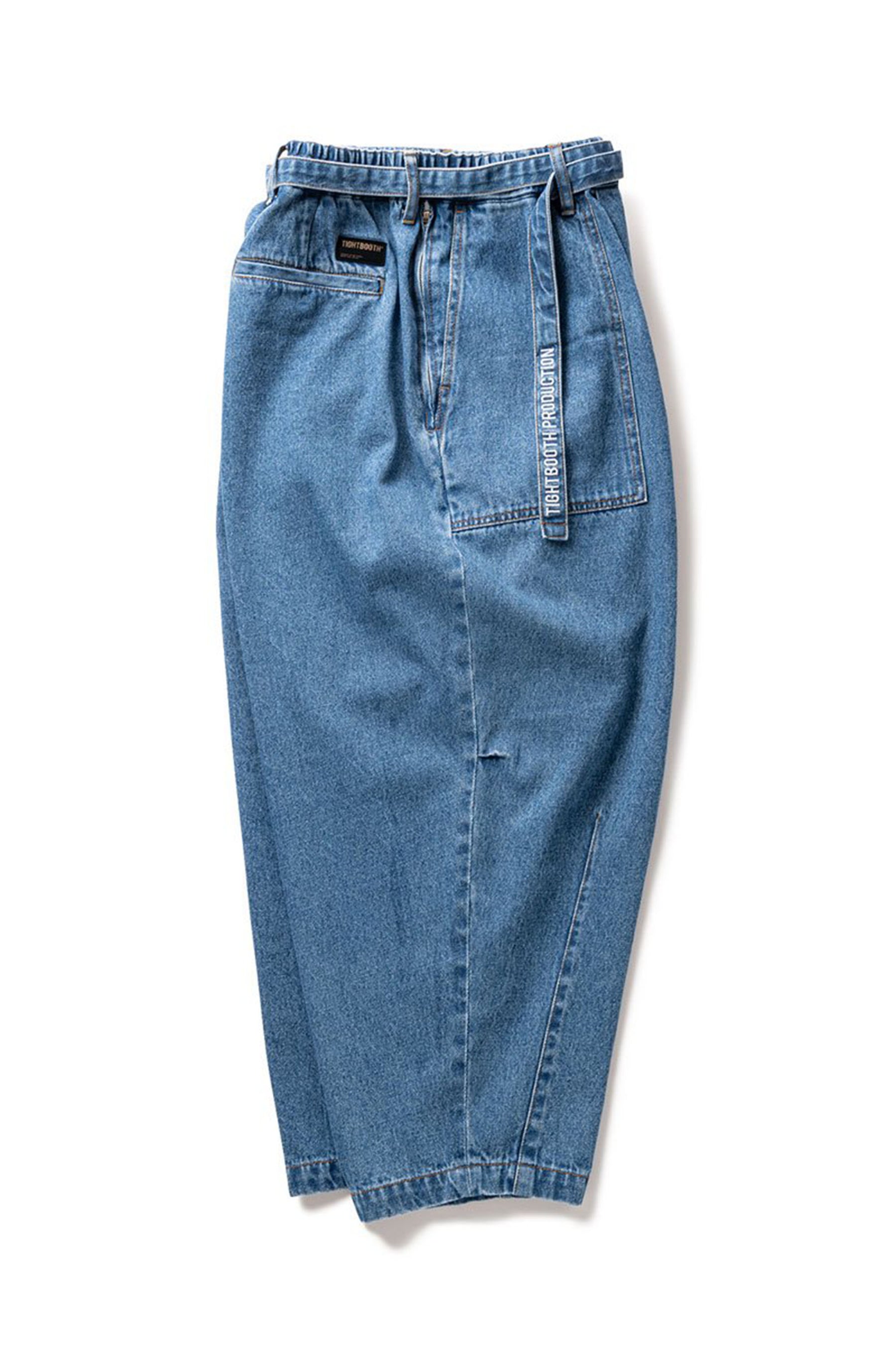 TIGHTBOOTH タイトブース SS23 DENIM BAKER BALLOON PANTS / BLU - NUBIAN