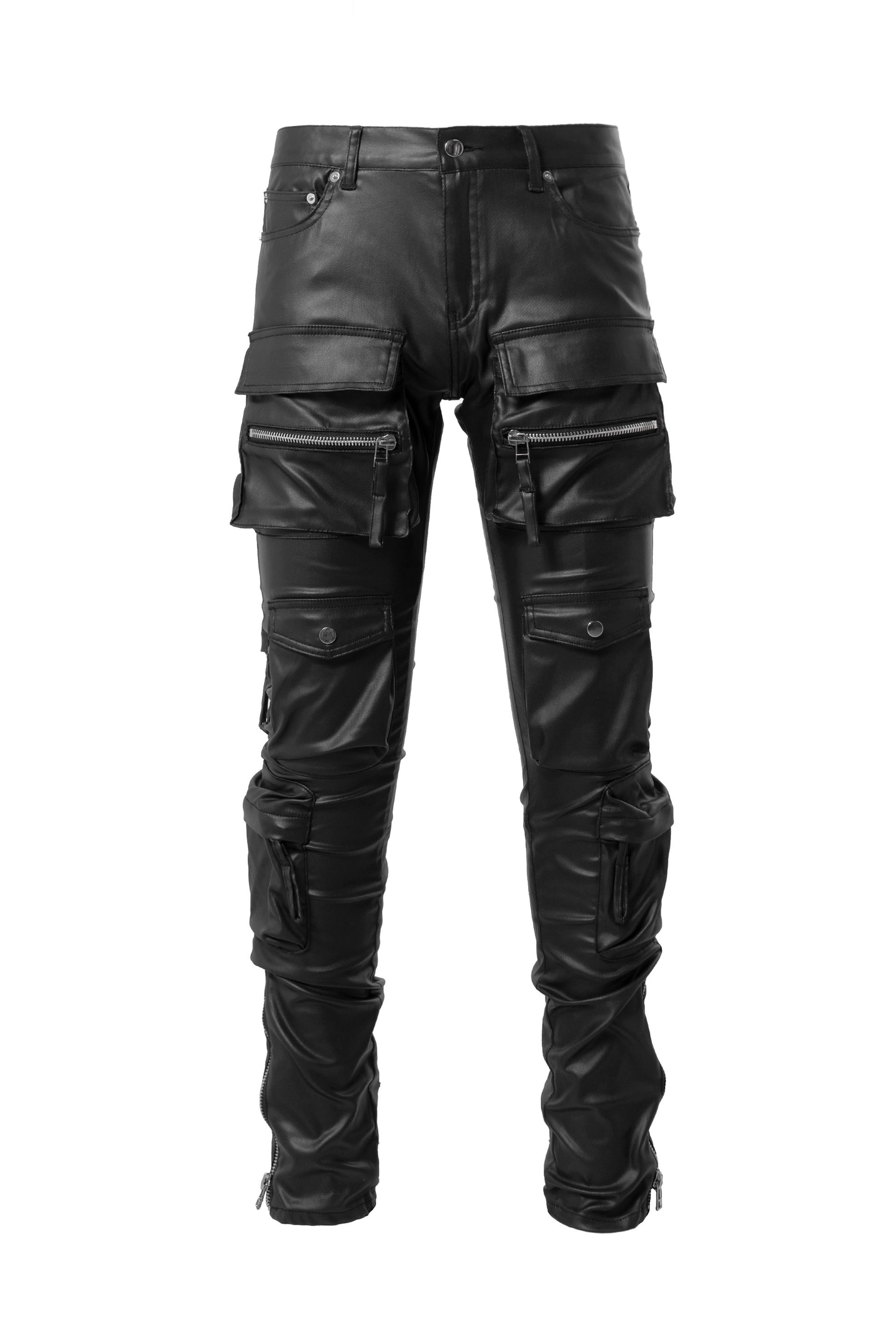 MLVINCE FW22 TYPE-2 PARACHUTE SLIM CARGO PANTS / BLK - NUBIAN