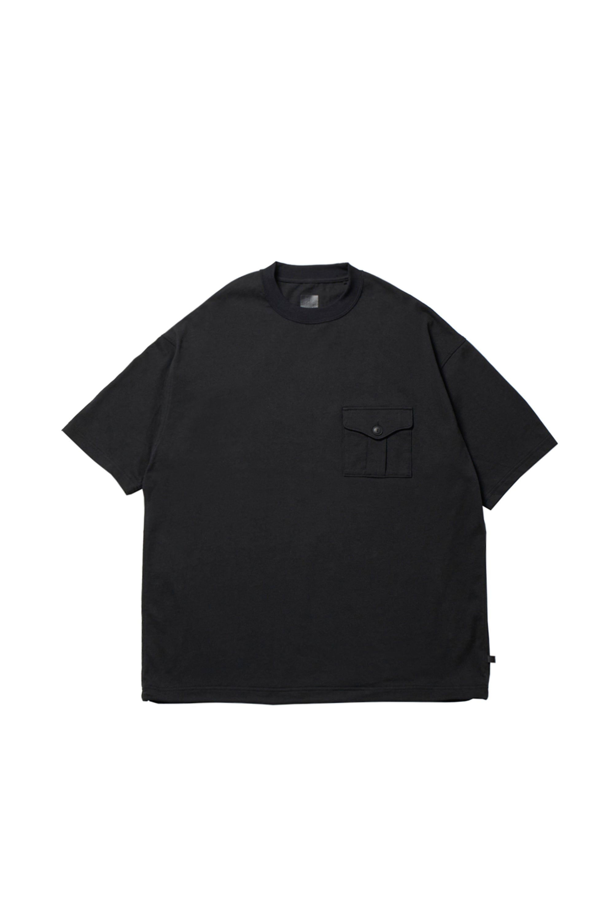 DAIWA PIER39 ダイワピア39 SS23 TECH TEE MIL POCKET CREW / BLK -NUBIAN