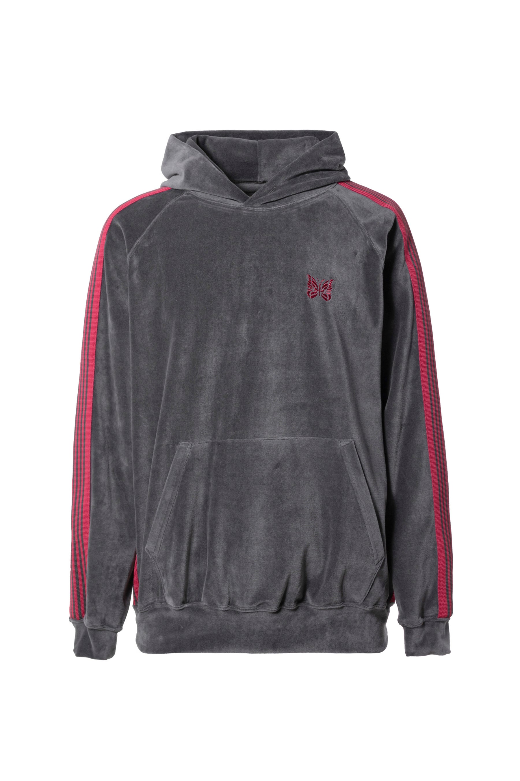 TRACK HOODY - C/PE VELOUR / CHA