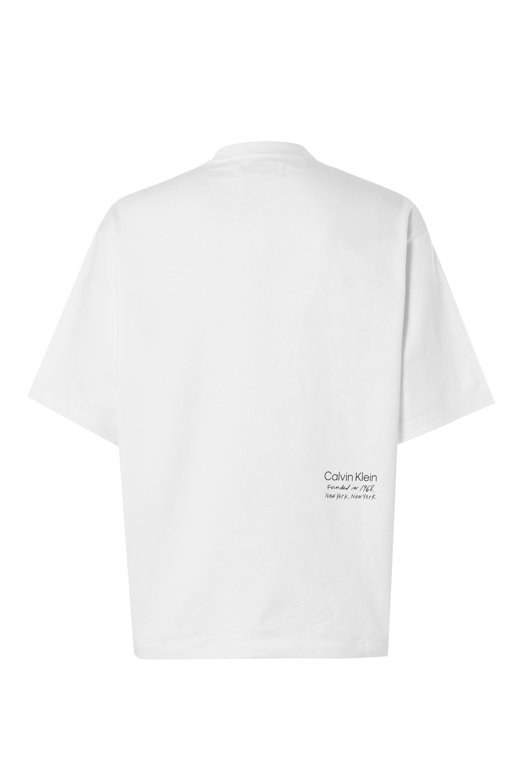 Calvin Klein Jeans SS23 SS COMPACT JERSEY TEE / WHT - NUBIAN