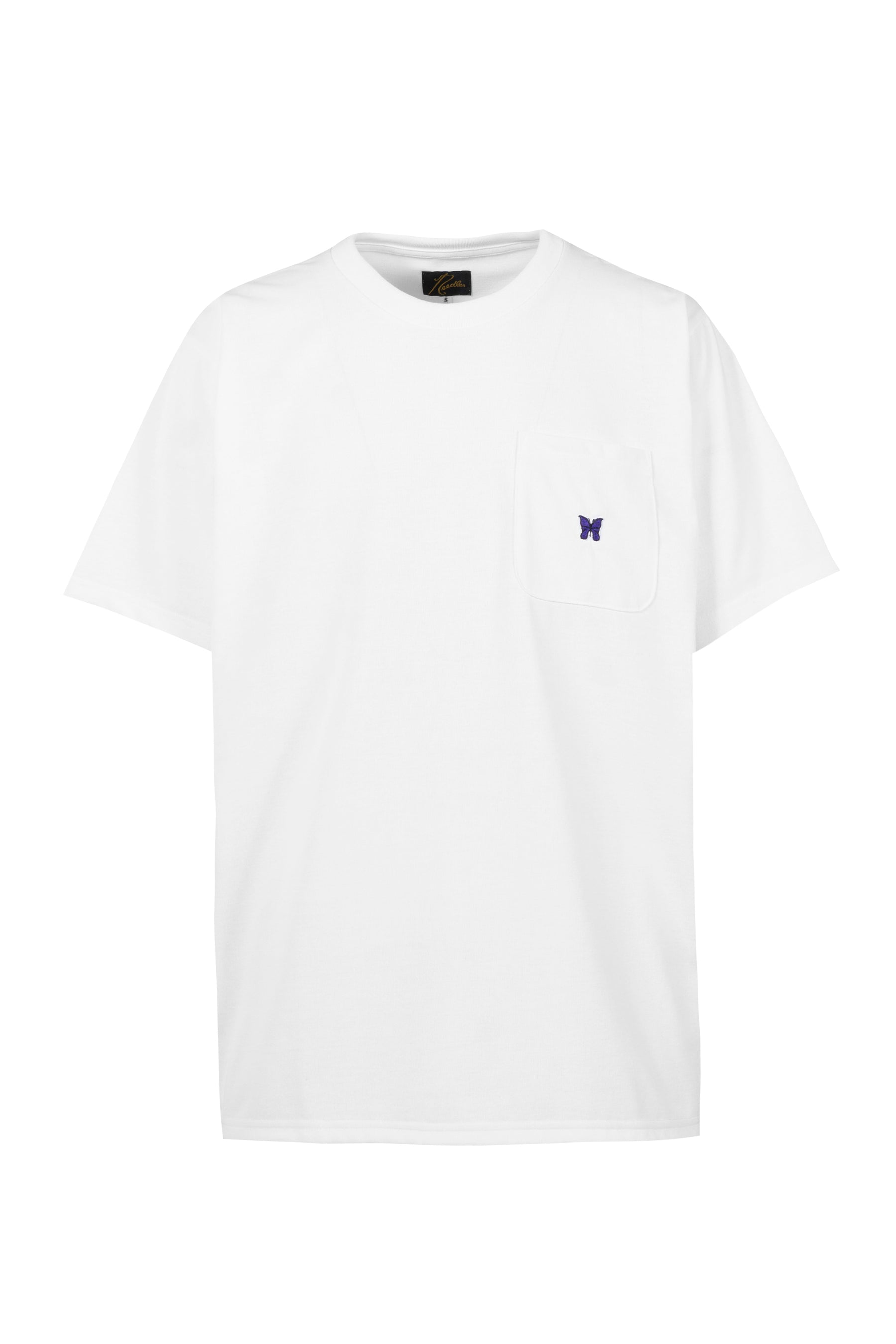 Needles SS23 S/S CREW NECK TEE - POLY JERSEY / WHT - NUBIAN