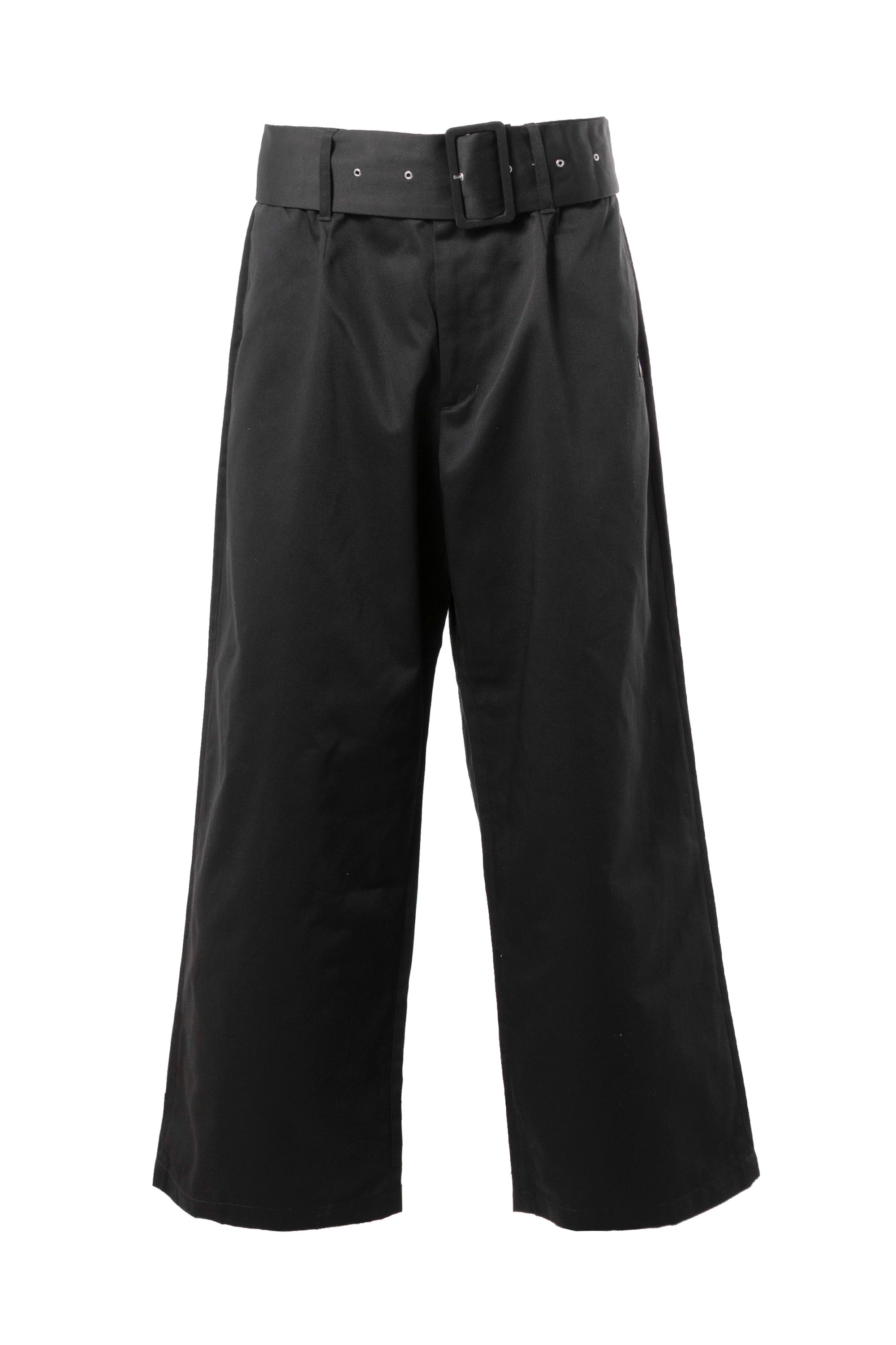 FACETASM SS23 DICKIES BELTED BOG HEART PANTS / BLK - NUBIAN