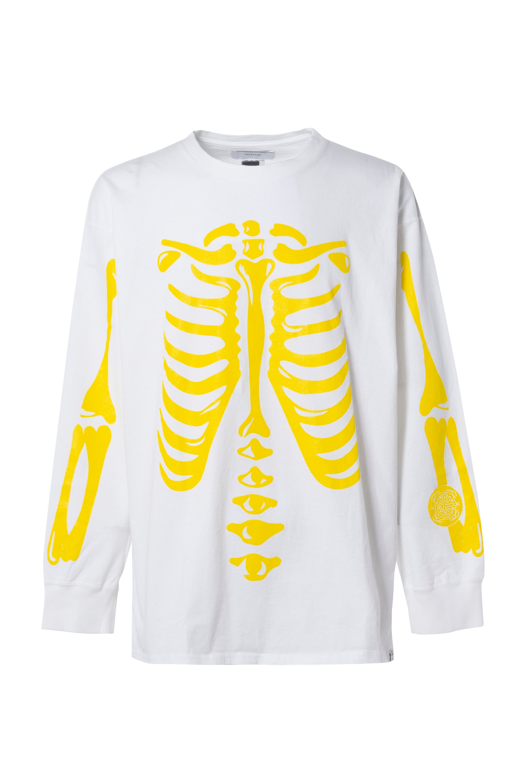 FACETASM 23SS BONES PRINT TEE / WHT - NUBIAN