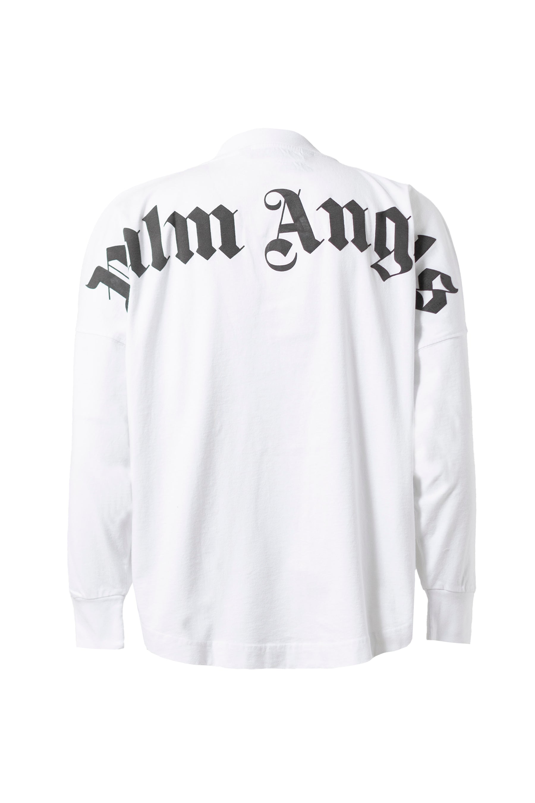 CLASSIC LOGO OVER TEE L/S / WHT BLK