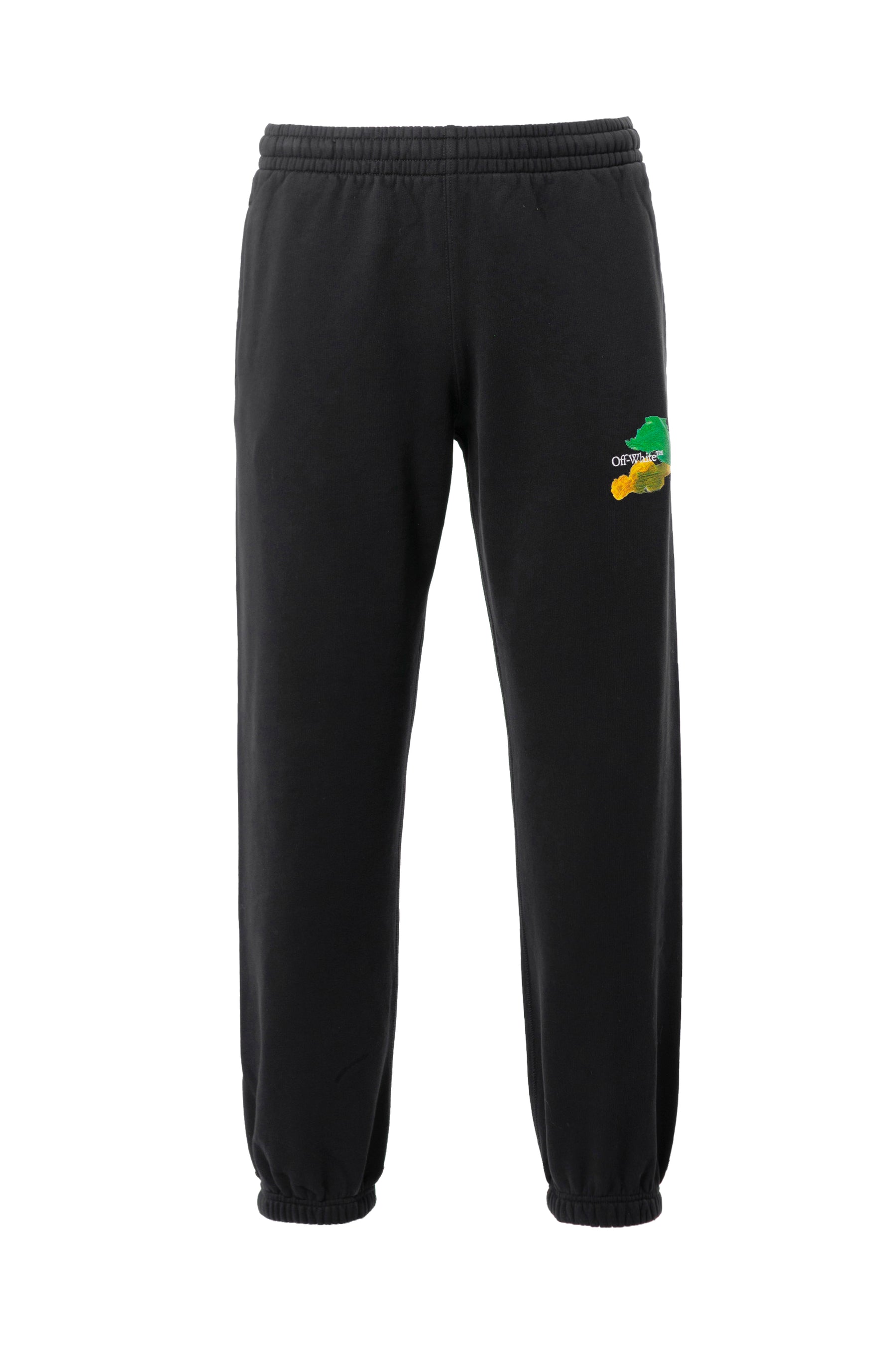 BRUSH ARR SLIM SWEATPANTS/ 1084 BLACK MULTICOLO