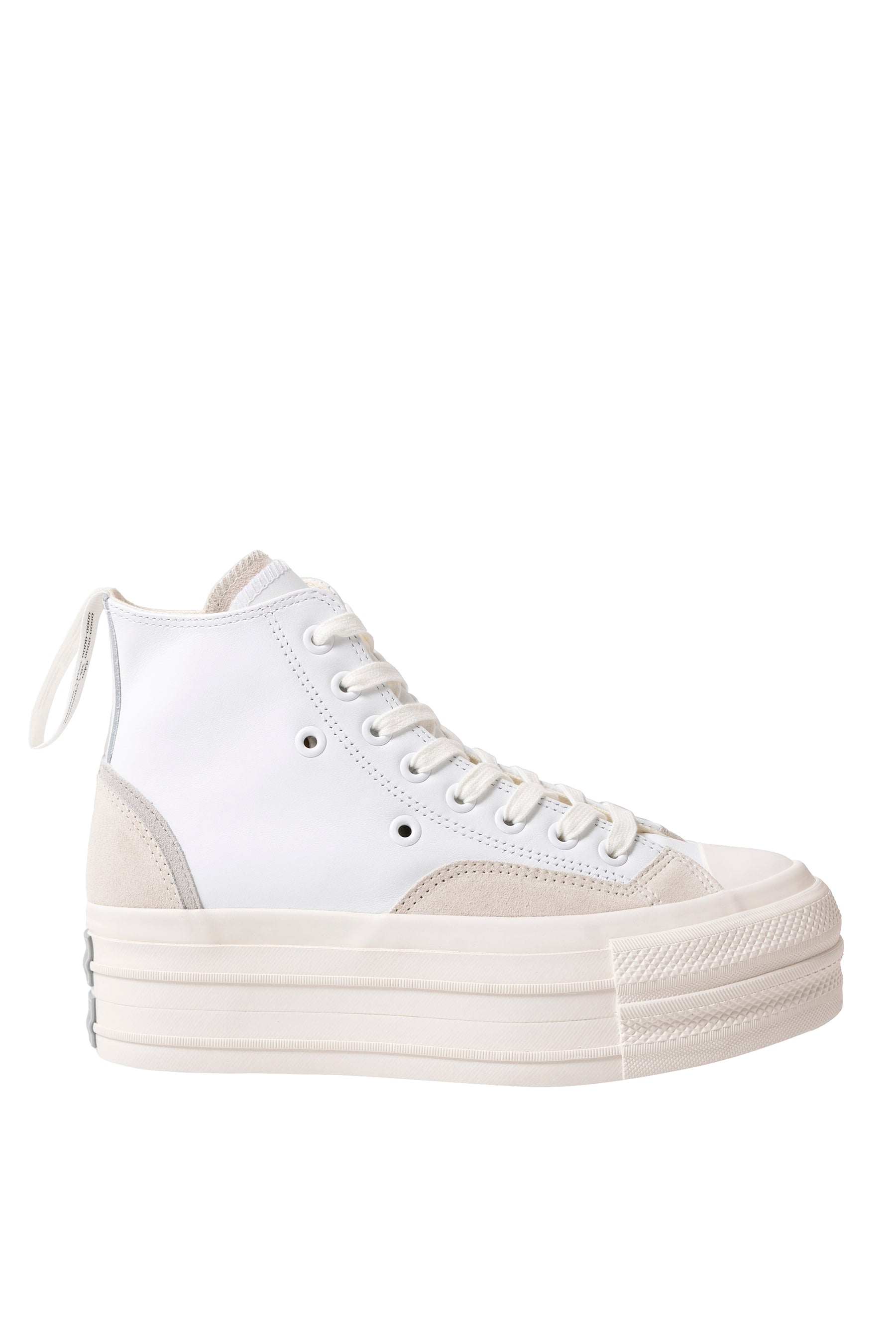 CHUCK TAYLOR LEATHER PLTS ROKH HI / WHT-