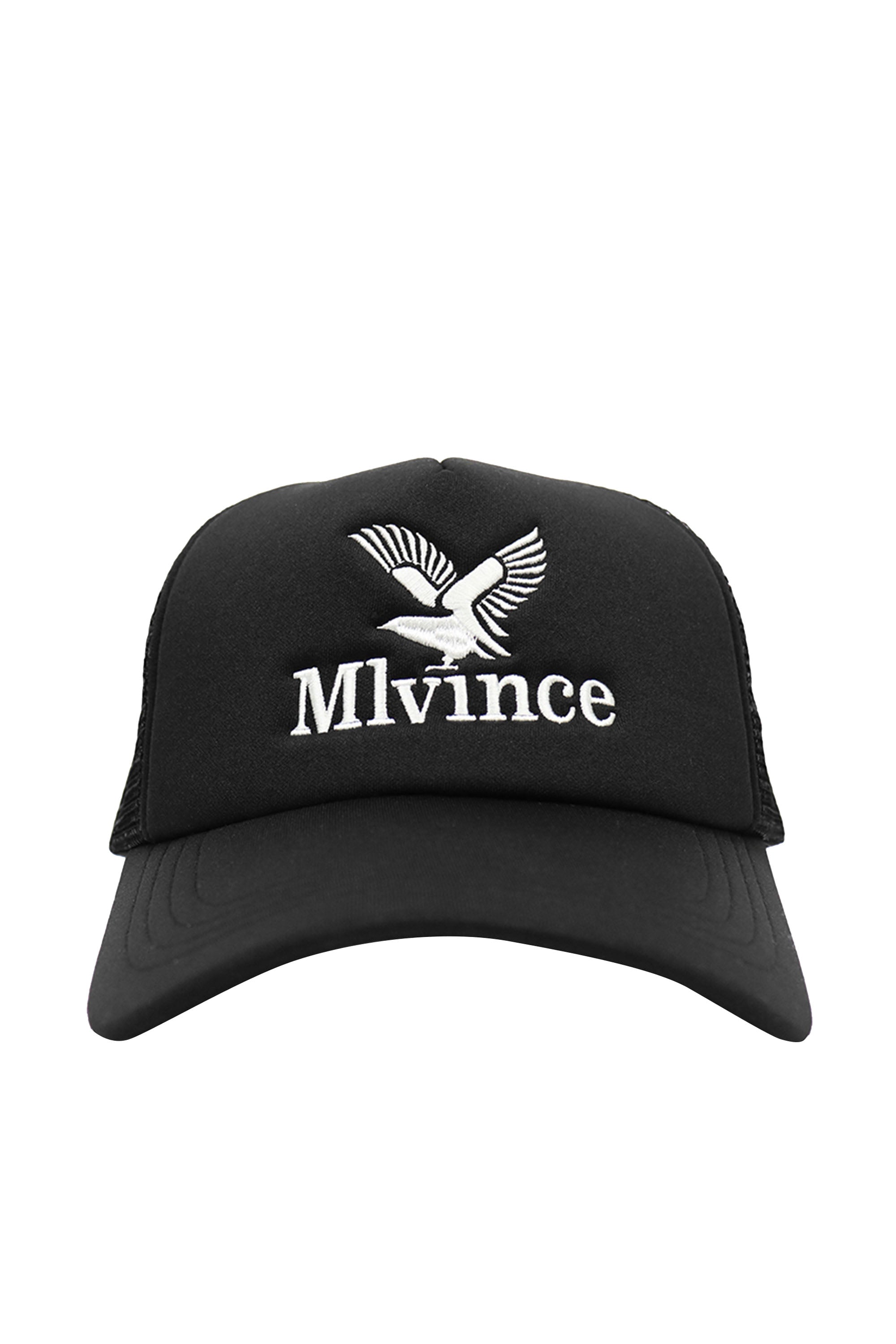 MLVINCE SS23 EAGLE TRUCKER CAP / BLK -NUBIAN