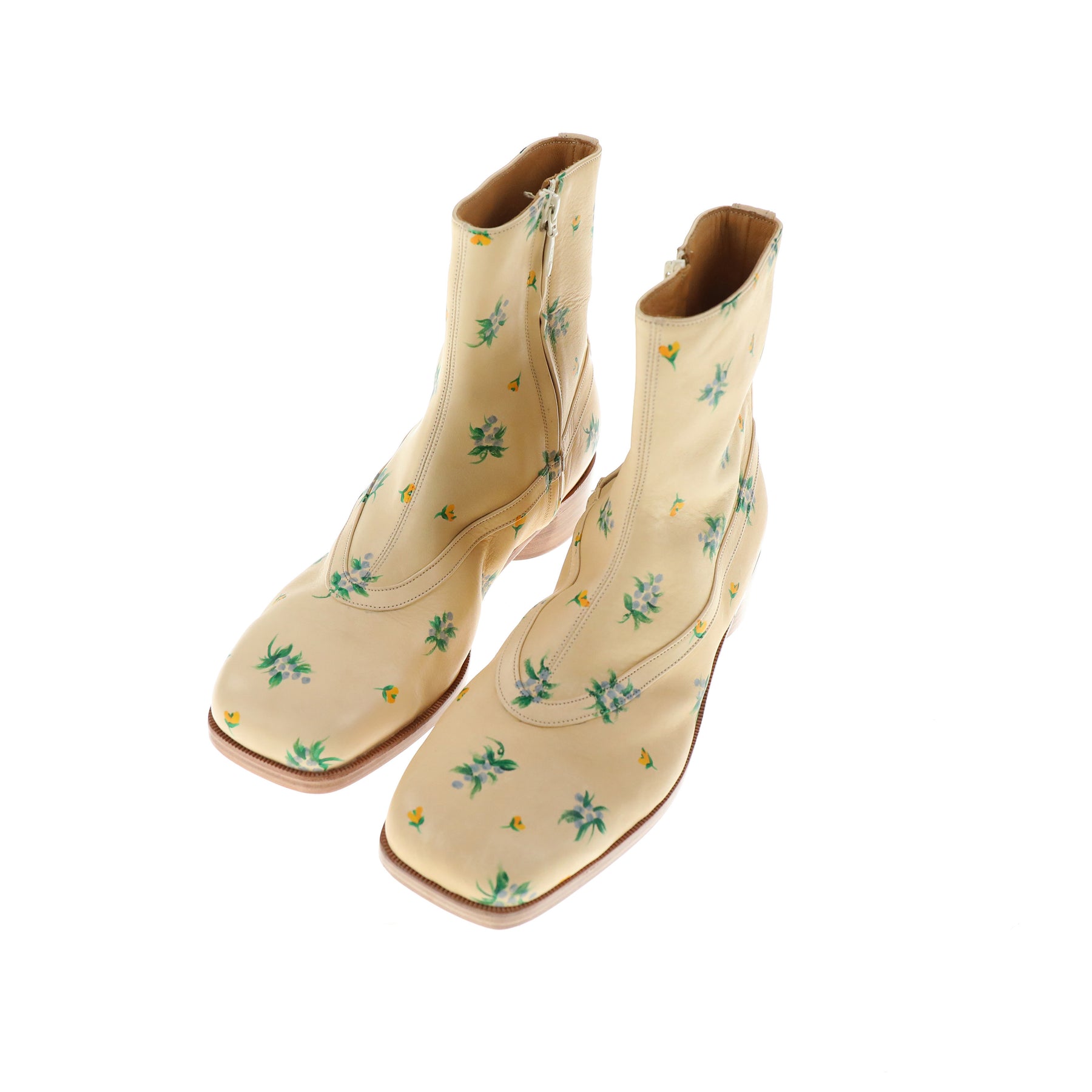 緑林シリーズ MASU BALLET BOOTS (FLOWER HAND PAINT) | www.tegdarco.com