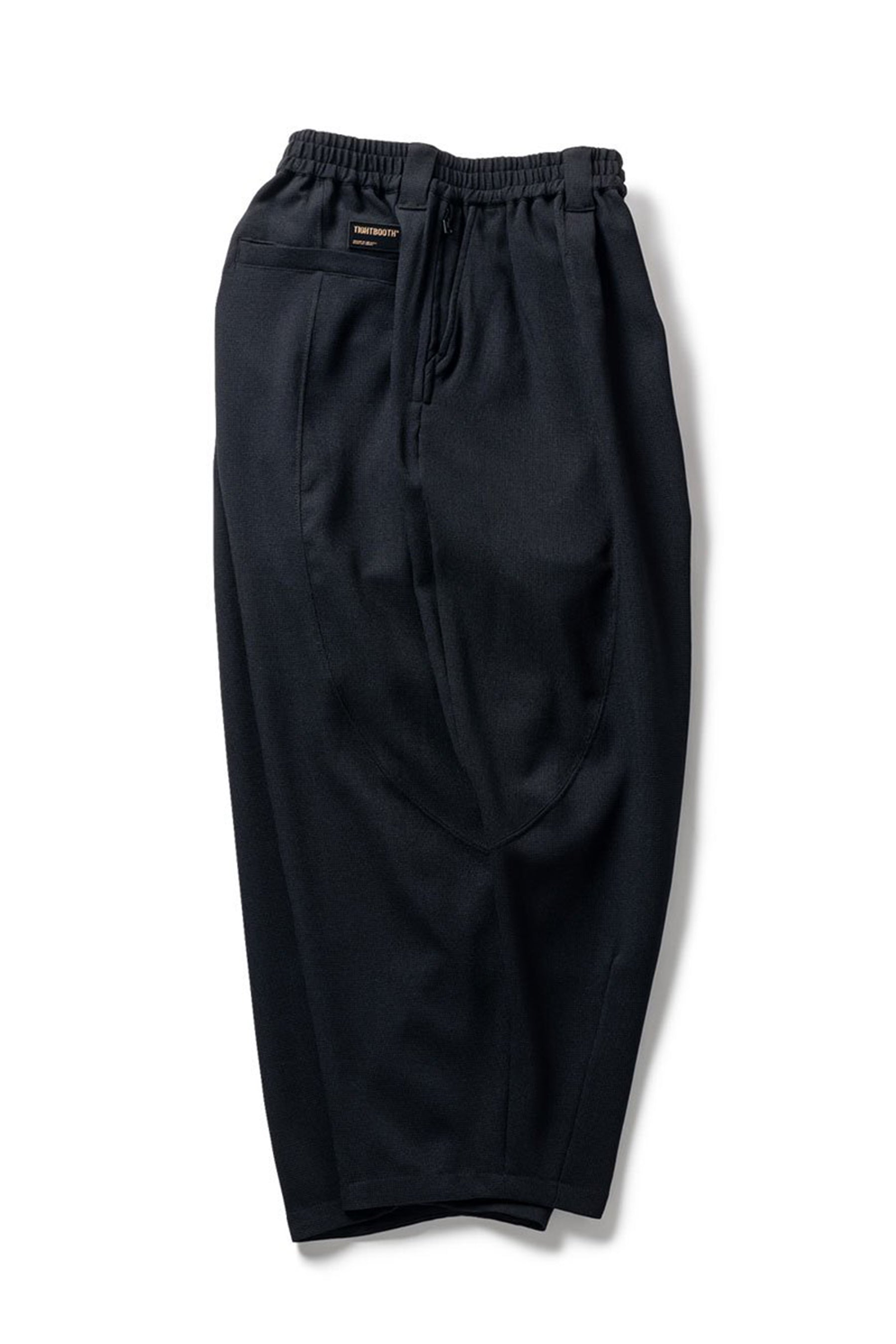 PIN HEAD CROPPED PANTS / BLK