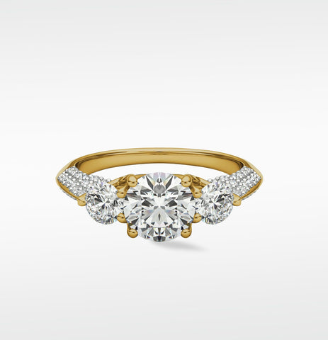 Round Cut Diamond Engagement Ring