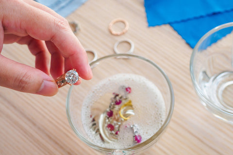 Cleaning Diamond Earrings at Home