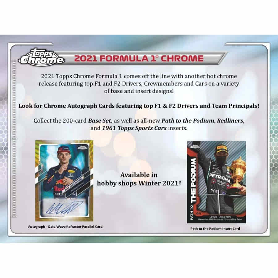 2021 TOPPS CHROME F1 HOBBY 新品未開封ボックス | newventures.org