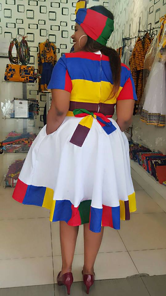 Ndebele dress P H Menlyn Mall