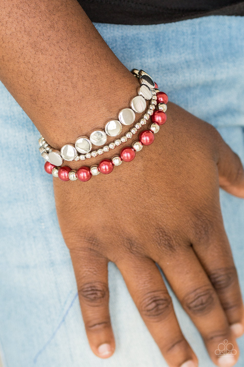 Girly Girl Glamour - Red bracelet