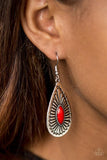 Wild Wilderness - Red earrings