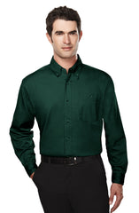 Tri Mountain Men’s Cotton Long Sleeve Twill Shirt 810