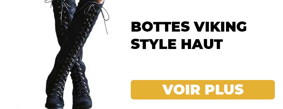 Wikinger-Stiefel im hohen Stil