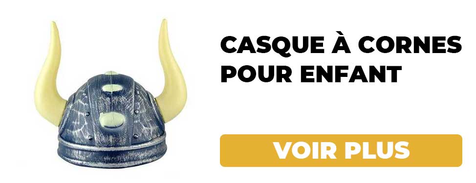 Casque à cornes enfant