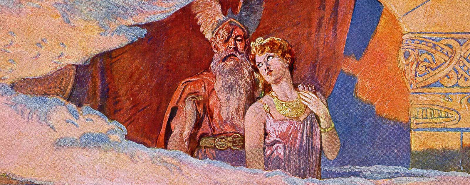 Odin und Frigg