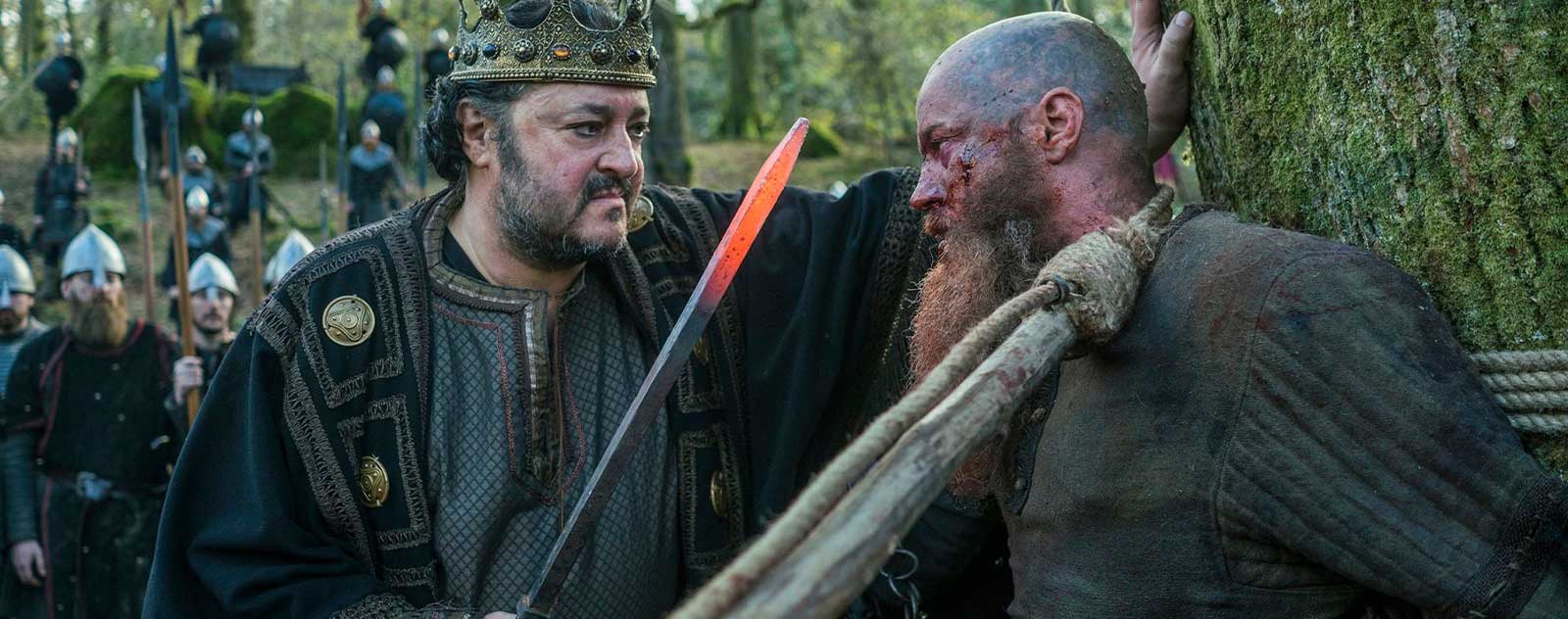 Ragnar et le roi Aelle