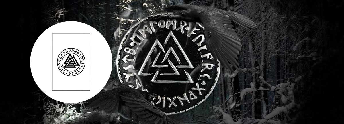 Valknut Wikinger-Malerei