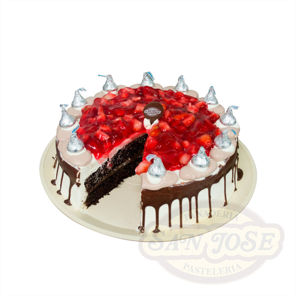 Compra pasteles vitrina chocolate y vainilla - Pastel Kisses | Pastelería  San José