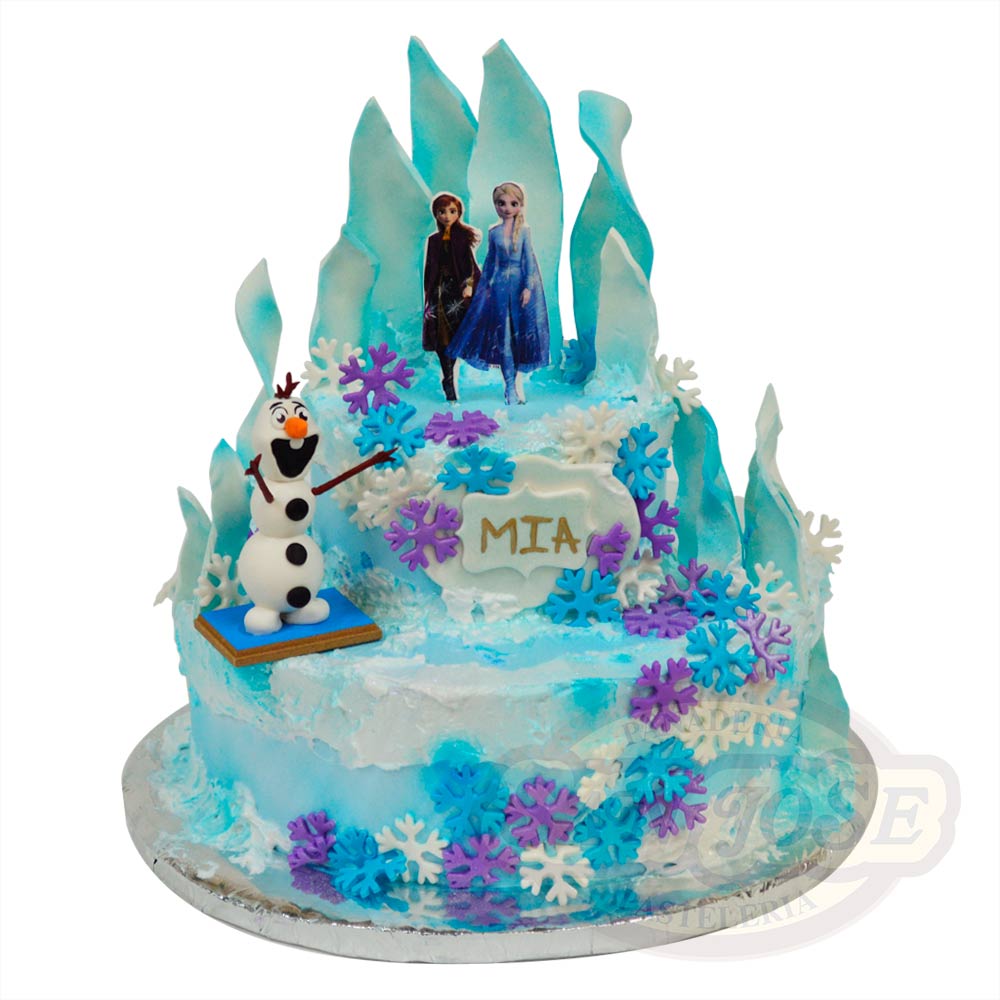 Compra pasteles infantil especial - Frozen con Figura | Pastelería San José