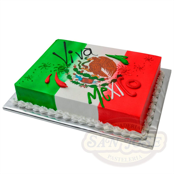 Bandera de Mexico - Pastelería San José