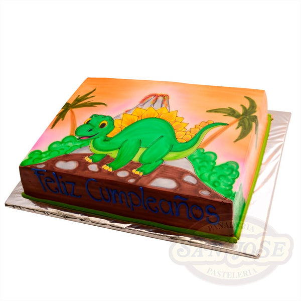 Dinosaurio en Volcan - Pastelería San José