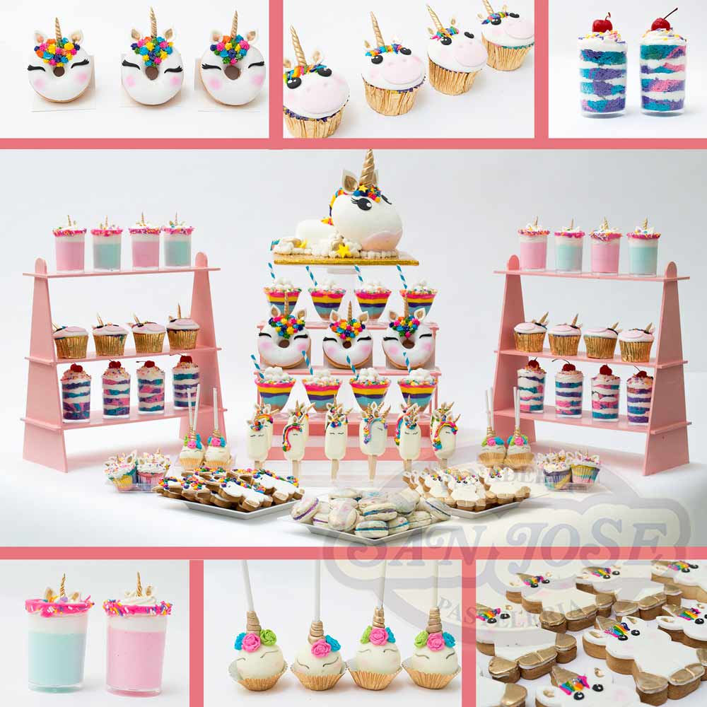 Compra pasteles infantil especial - Mesa Unicornio | Pastelería San José