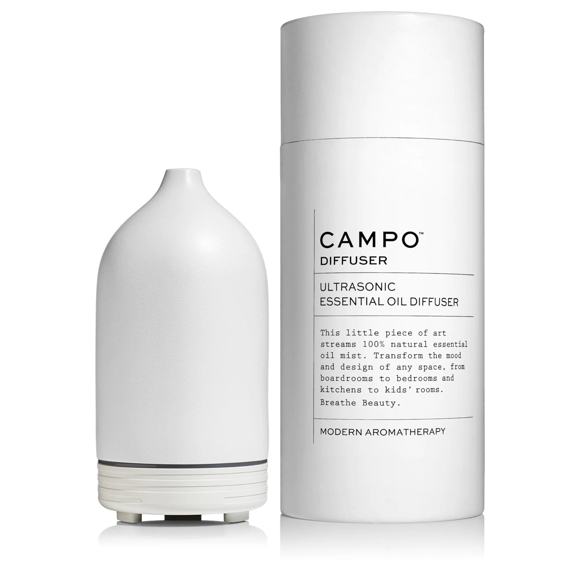 ULTRASONIC ESSENTIAL OIL DIFFUSER - WHITE CERAMIC