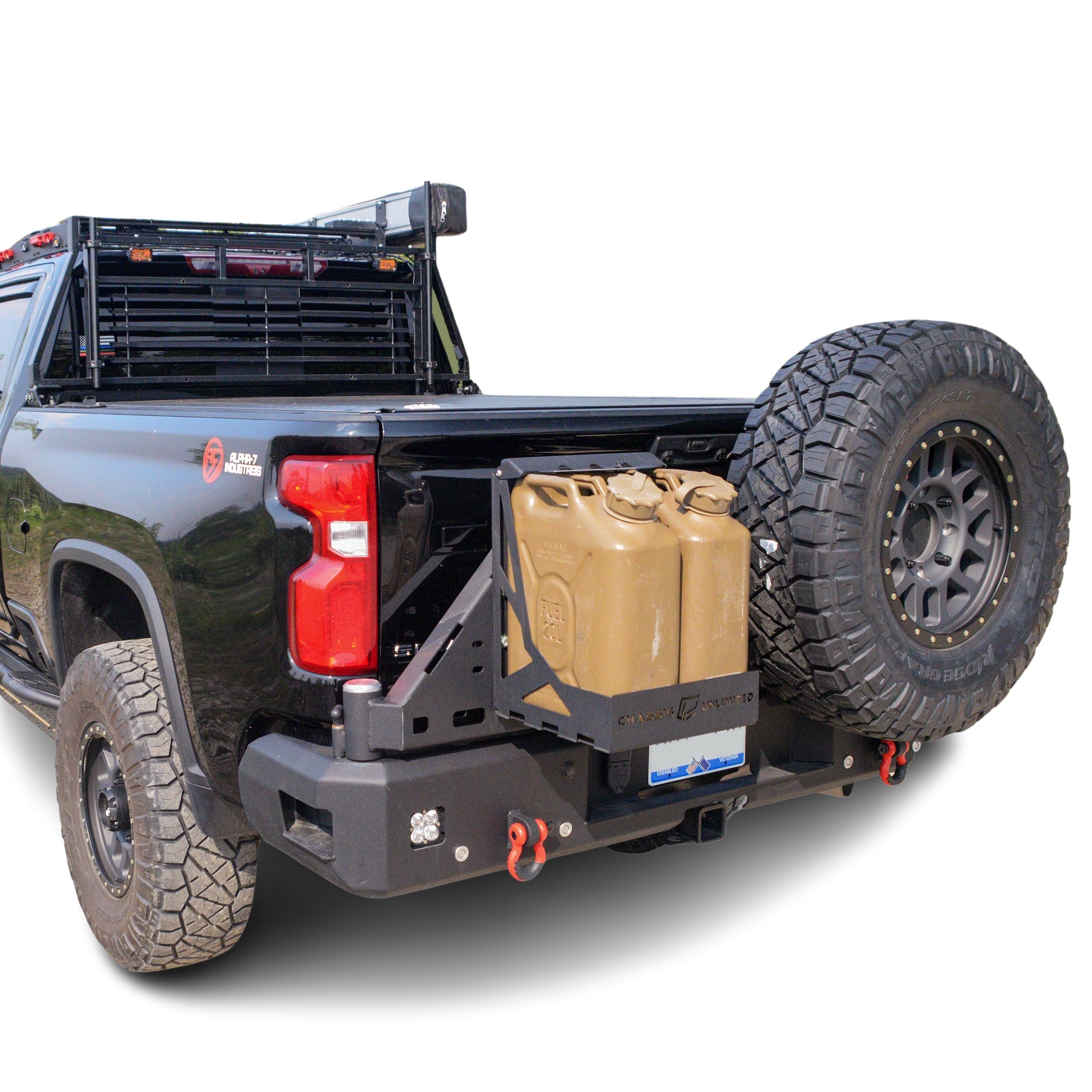 2020-2025 CHEVY/GMC 2500/3500 OCTANE DUAL SWING OUT REAR BUMPER - Chassis Unlimited product image