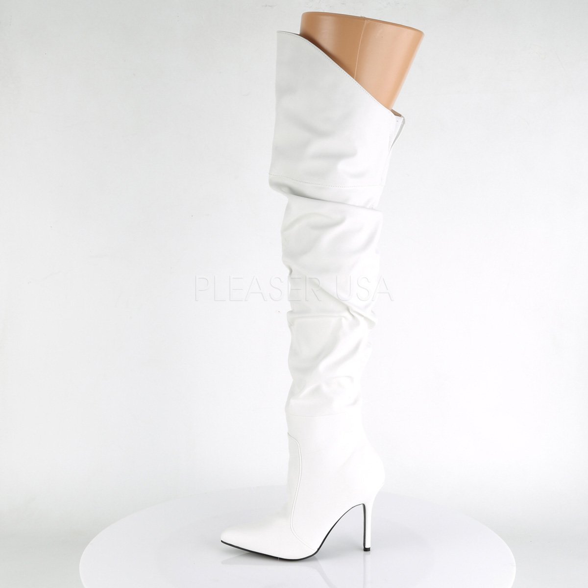 Thigh High Scrunch Boot with 4-inch 