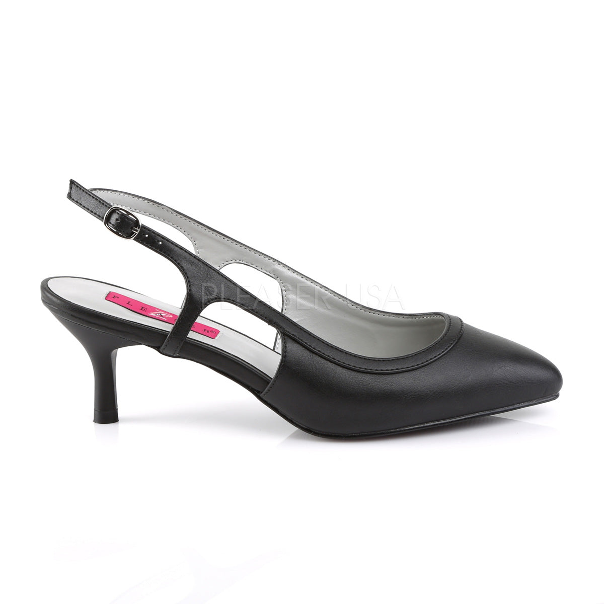 2.5 inch heels black