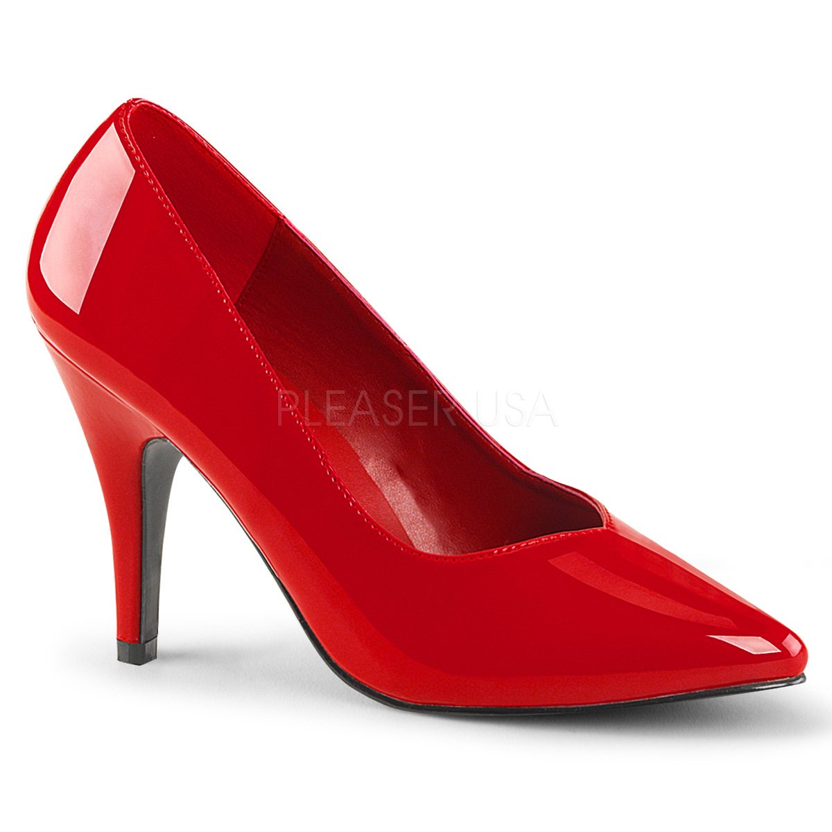 red pumps 4 inch heel