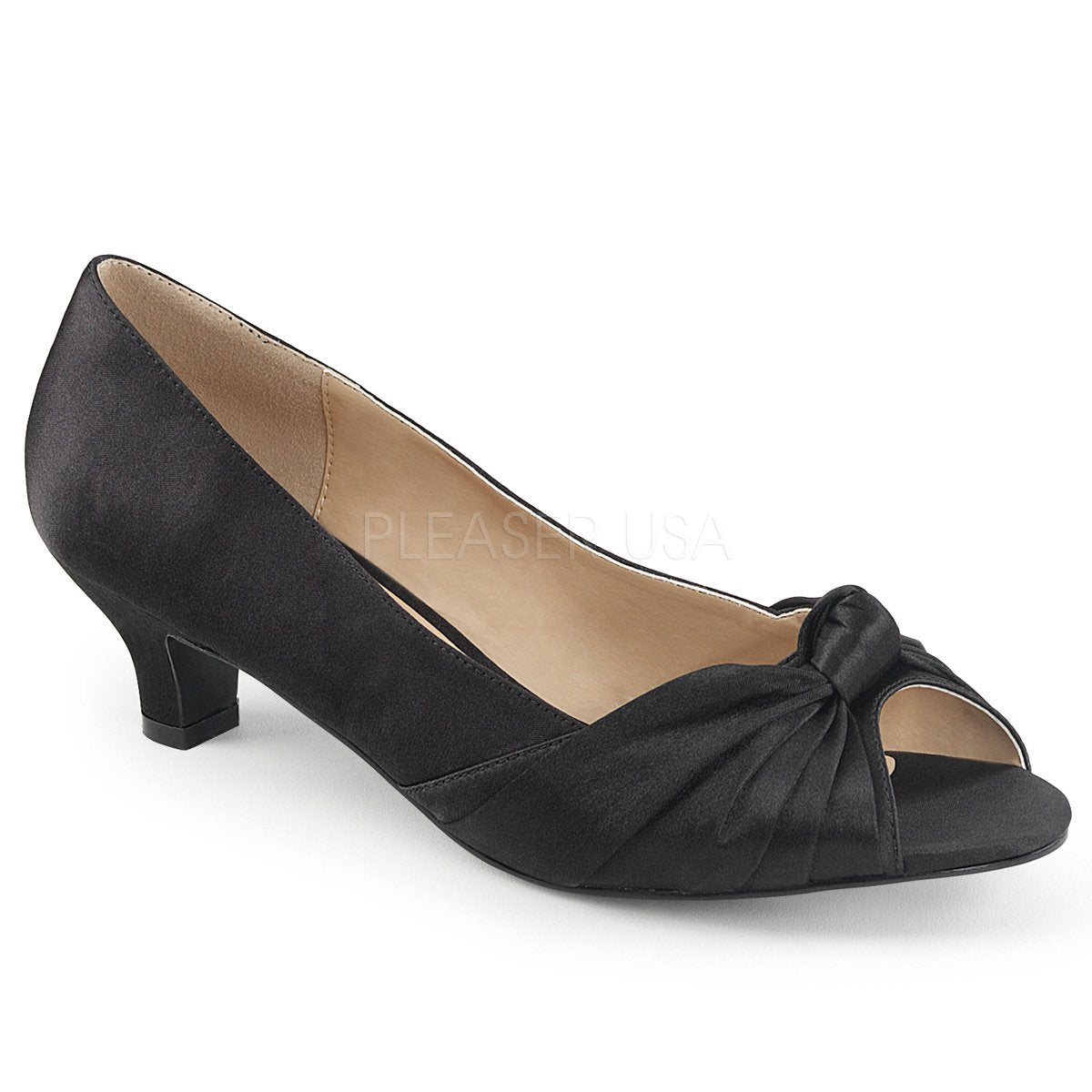 Peep Toe Pump with 2-inch Heel 