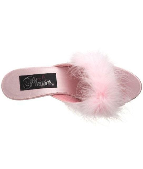 feather slippers