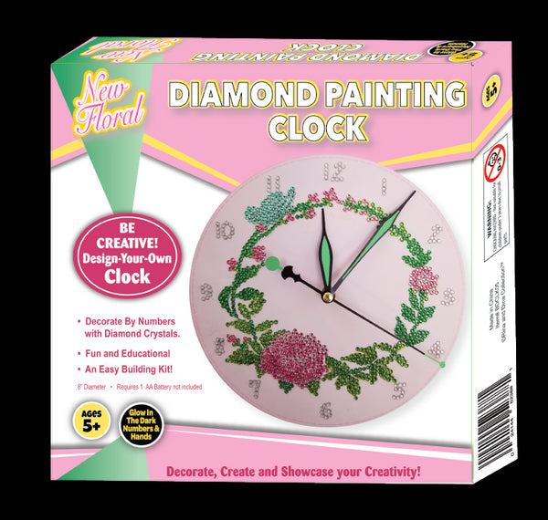 Rina and Dina Friends Diamond Painting Clock - Double Play