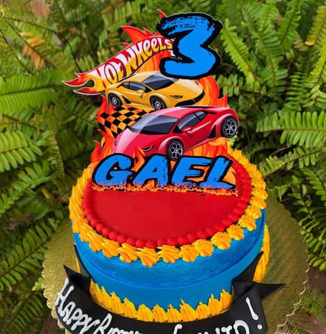 Hot Wheels Cake – The Office Cake