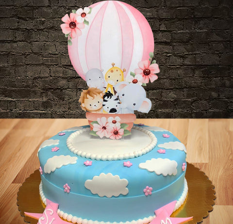 safari girl baby shower cakes