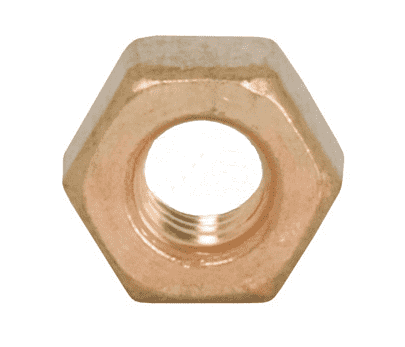 Sanitary Tri-Clamps: Replacement Hex Nuts, Brass (13BNH)