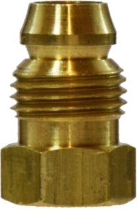 Midland Metal Mfg. 16001 1/8 (5/16-24)threaded Sleeve Nut, Brass Fittings,  Double Compression, Nut