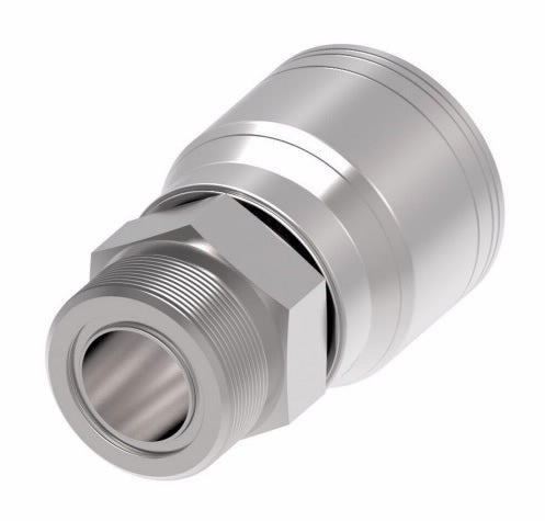 1AA12MR12 Aeroquip by Danfoss | 1 & 2 Wire TTC Male ORS (MR) Crimp Fitting | -12 Male O-Ring Face Seal x -12 Hose Barb | Steel