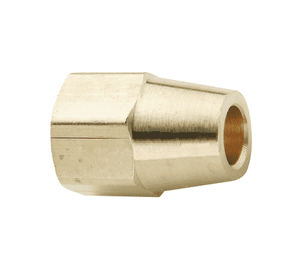 61CL-06 Dixon Valve Brass Compression Fitting - Long Nut - 3/8